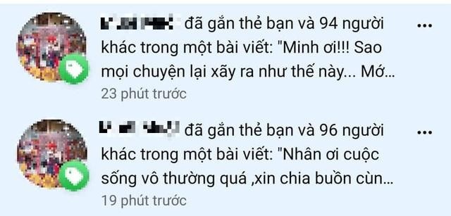 Thông báo trên Facebook cho biết người dùng được gắn thẻ vào một bài viết của một người dùng khác.