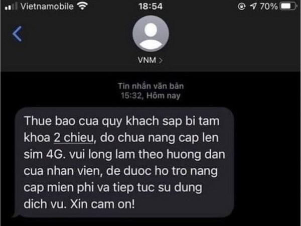 Nhà mạng cảnh báo khách hàng vì hành vi lừa đảo thay SIM 4G ảnh 1