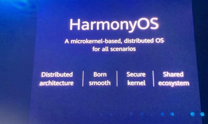 HarmonyOS ra mắt hồi nă m2019. Ảnh: Forbes.