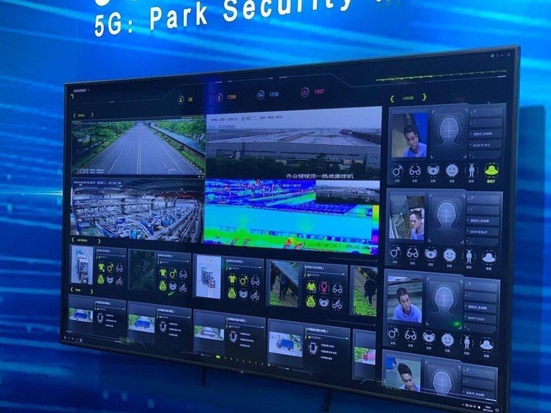 Nhà máy Midea trang bị camera, cảm biến 5G, hỗ trợ bằng AI, theo dõi chuyển động của nhân viên, xe đạp, xe tải. (Ảnh: Handout)