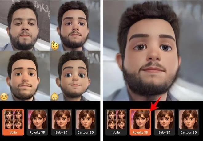 Voilà AI Artist gây ấn tượng với khả năng biến ảnh chân dung thành tranh vẽ theo nhiều phong cách. Voilà AI Artist gây ấn tượng với khả năng biến ảnh chân dung thành tranh vẽ theo nhiều phong cách.