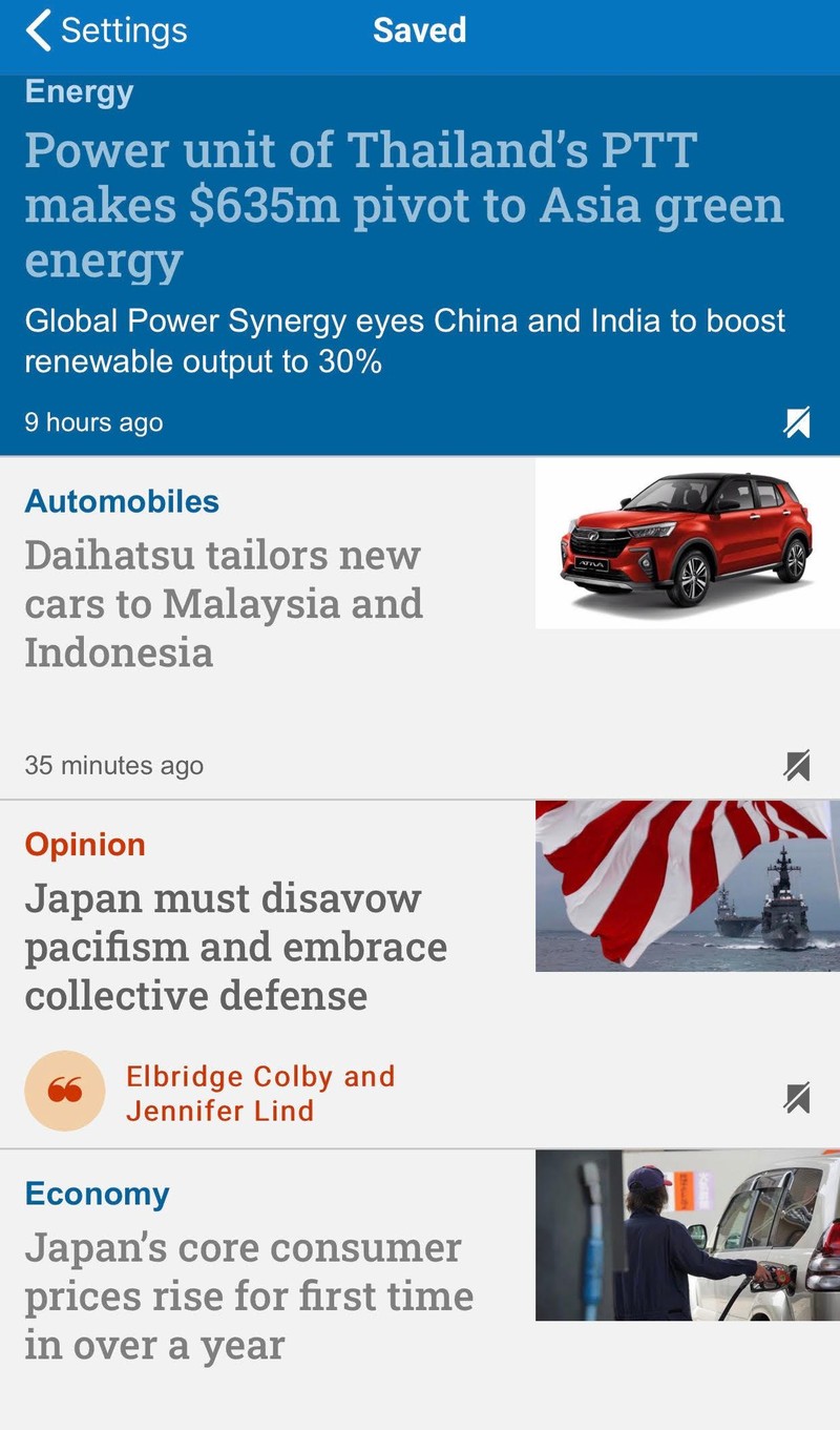 Tin bài được lưu để xem lại