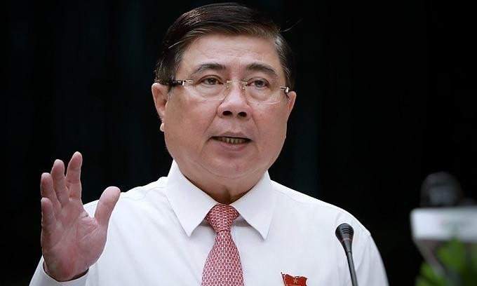 Chủ tịch UBND TP HCM Nguyễn Thành Phong. Ảnh: Hữu Khoa.