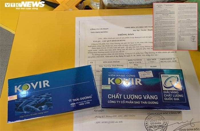 Sản phẩm viên nang Kovir của Sao Thái Dương đang hot nhiều ngày nay. Sản phẩm viên nang Kovir của Sao Thái Dương đang hot nhiều ngày nay.