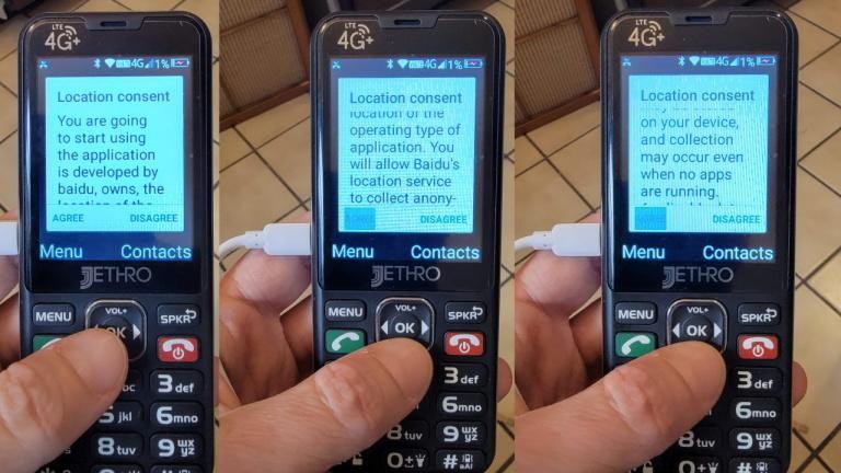 Một chiếc điện thoại giá rẻ sản xuất ở Trung Quốc đang bán trên Amazon cũng lấy dữ liệu người dùng Mỹ.