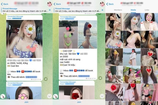 Các tú ông, tú bà đăng thông tin về "Sugar Baby" trong các nhóm chat. Các tú ông, tú bà đăng thông tin về "Sugar Baby" trong các nhóm chat.