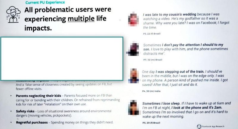 Tài liệu nội bộ của Facebook cho thấy nhiều ảnh hưởng tiêu cực của người dùng trên nền tảng. Ảnh: WSJ.