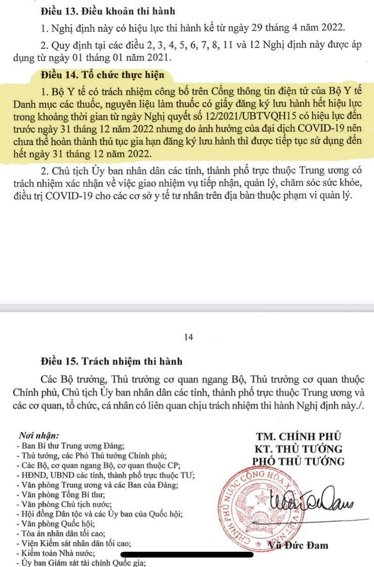 Nghị định 29/2022/NĐ-CP của Chính phủ ban hành ngày 29/4/2022 (trang 13-14)