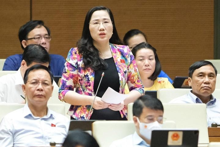 Đại biểu Nguyễn Thị Thuỷ (Bắc Kạn). (Ảnh: Quốc hội)