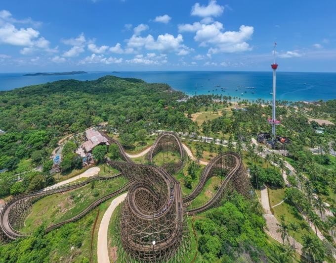 Sun World Hon Thom Nature Park mang đến cho du khách nhiều trải nghiệm, trò chơi mới lạ. Ảnh: Sun Group