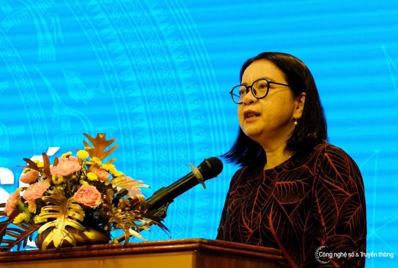 Bà Võ Thị Trung Trinh, Phó Giám đốc Sở TT&amp;TT TP.HCM. (Ảnh: Hải Đăng)