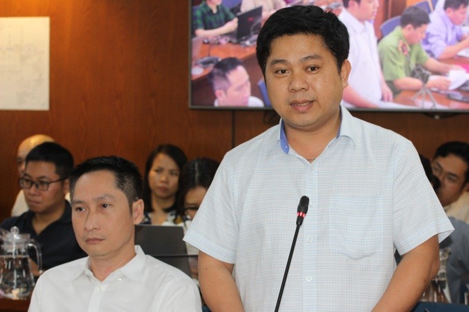 Ông Hồ Tấn Minh, Chánh Văn phòng Sở GD&amp;ĐT TPHCM, khẳng định, thông tin cá nhân của phụ huynh, học sinh không bị lộ, lọt từ ngành giáo dục (Ảnh: H.Q.).