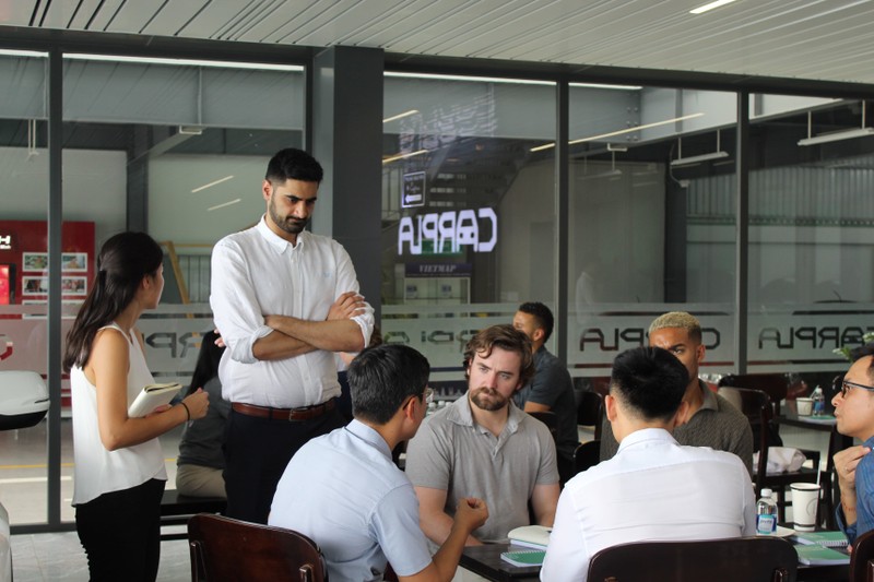 Nhóm nghiên cứu sinh MBA từ Trường Kinh doanh Harvard làm việc tại Tasco - 2..JPG