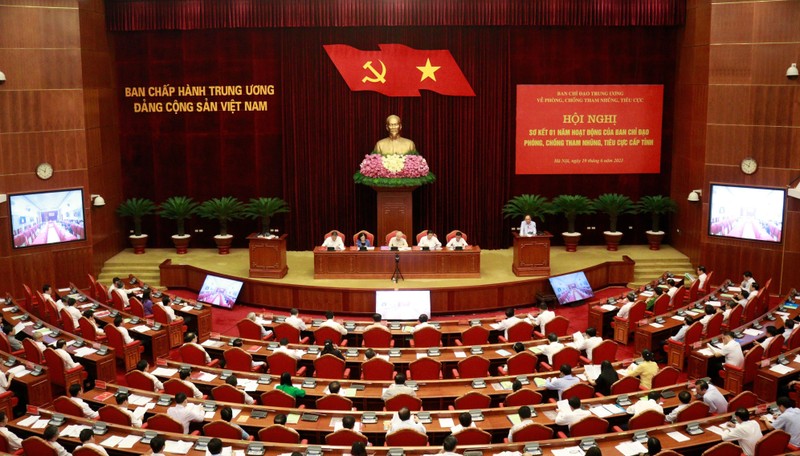 Hội nghị sơ kết 1 năm hoạt động của Ban Chỉ đạo phòng, chống tham nhũng, tiêu cực cấp tỉnh