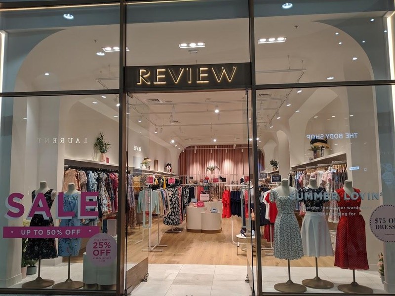 Một gian hàng của Review thuộc sở hữu của PAS Group. Ảnh: Australia 247