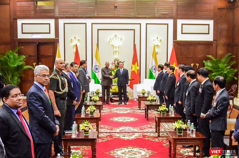 Bí thư Thành ủy Đà Nẵng Trương Quang Nghĩa cũng đã có buổi tiếp kiến Tổng thống Ấn Độ Ram Nath Kovind và phu nhân, đồng thời bày tỏ vui mừng khi Tổng thống Ấn Độ Ram Nath Kovind đến thăm Đà Nẵng.