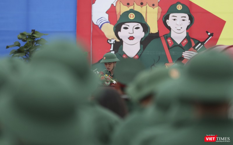 Giây phút tuyên thệ vì Tổ quốc