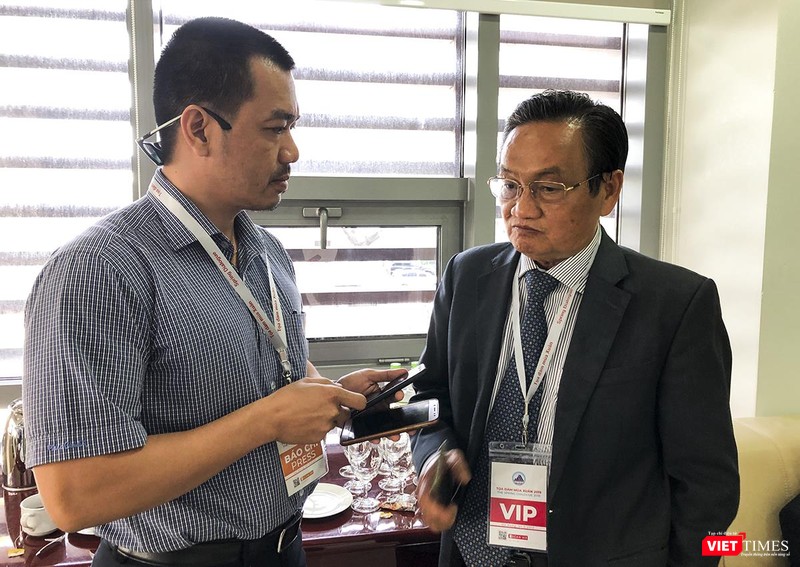 TS Trần Du Lịch trả lời phỏng vấn VietTimes bên lề sự kiện Tọa đàm mùa Xuân 2019 do Thành ủy, UBND TP Đà Nẵng tổ chức hôm 1/3/2019