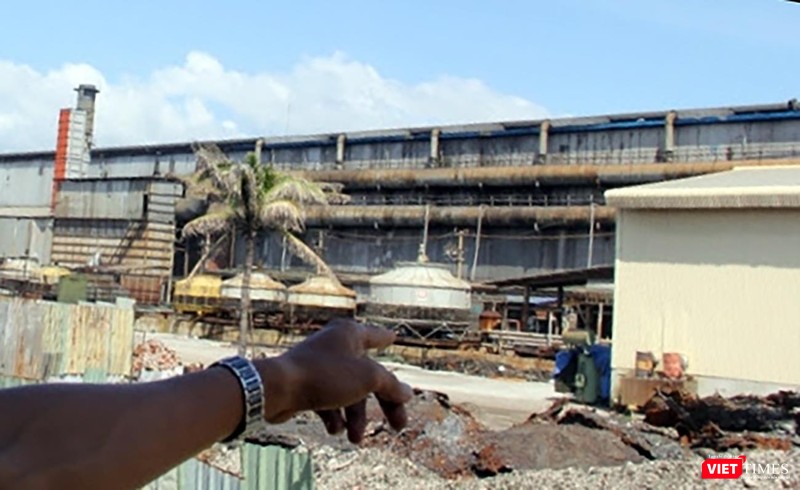 Một góc nhà máy thép Dana-Ý.