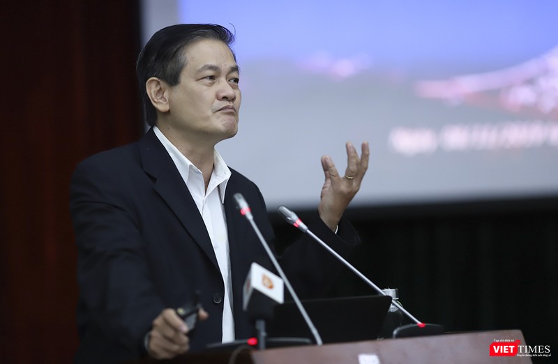 Tiến sĩ - KTS Ngô Viết Nam Sơn - Chủ tịch NgoViet Architects & Planners phát biểu phản biện Tiến sĩ - KTS Ngô Viết Nam Sơn - Chủ tịch NgoViet Architects & Planners phát biểu phản biện