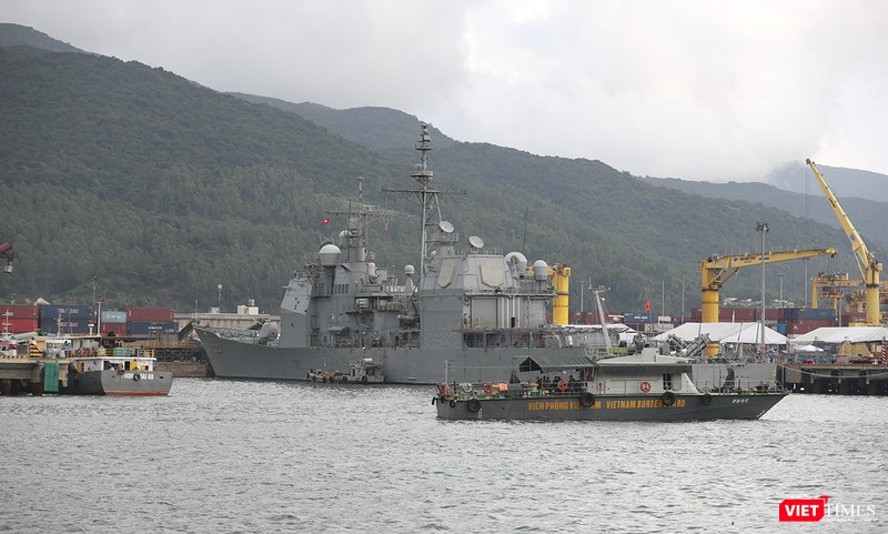 Chiều ngày 9/3, đội tàu rời cảng Tiên Sa, kết thúc chuyến thăm 5 ngày tại TP biển Đà Nẵng