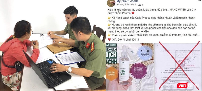 Bà N.L.K.Q (SN 1990, trú tại Q.Hải Châu, TP Đà Nẵng) tại cơ quan công an