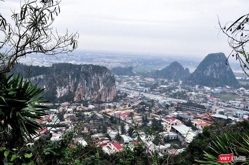 Danh thắng Ngũ Hành Sơn (Đà Nẵng) nhìn từ trên cao