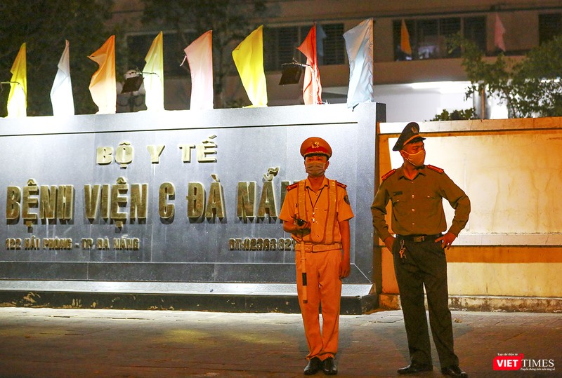 An ninh tại khu vực Bệnh viện C được thắt chặt An ninh tại khu vực Bệnh viện C được thắt chặt