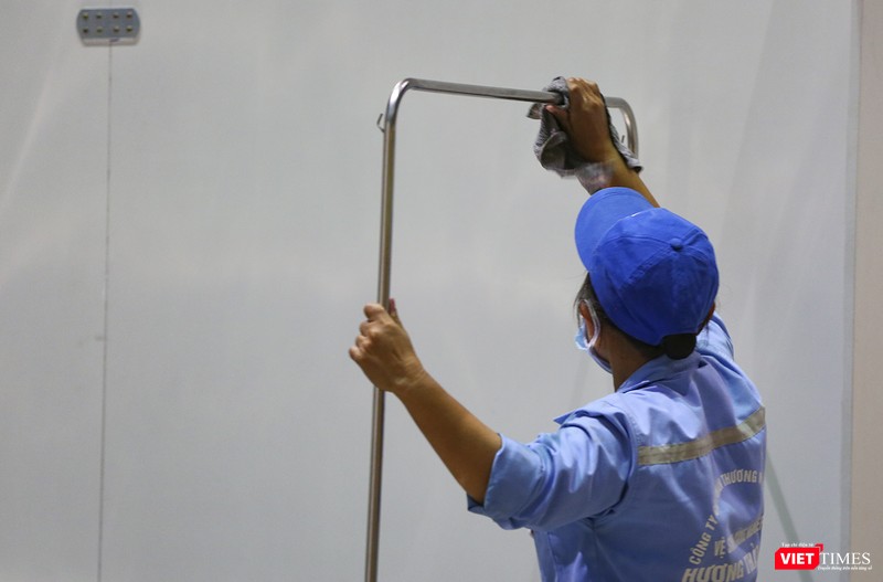 Công tác vệ sinh sạch sẽ ngay đến đó