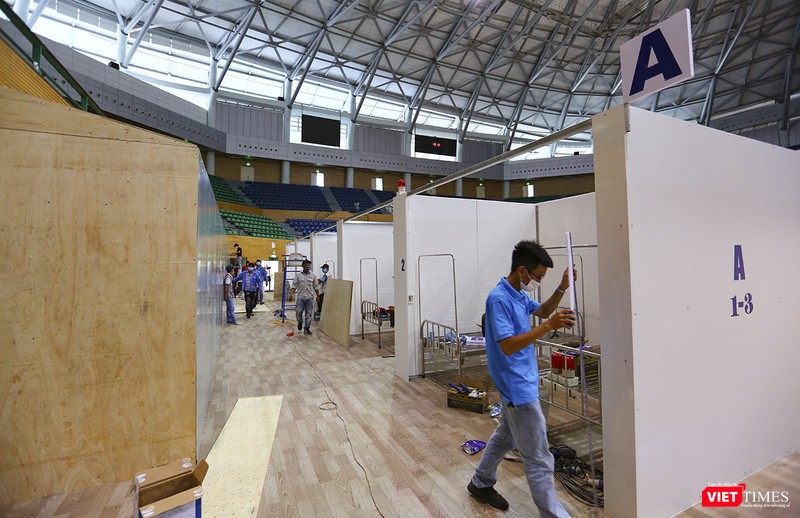 Nhịp độ thi công khẩn trương