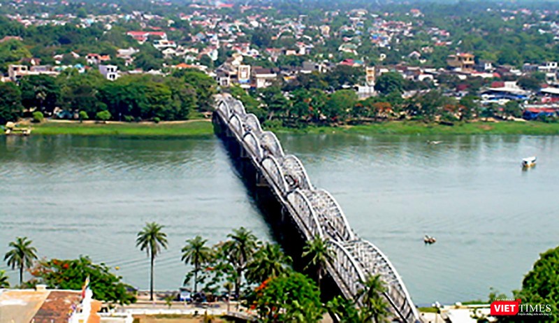 Một góc đô thị Huế nhìn từ trên cao