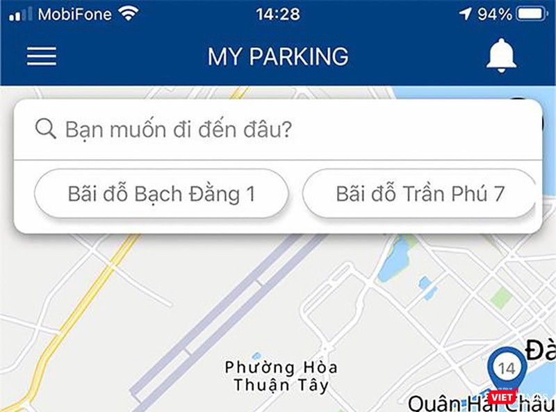 Phần mềm Hệ thống quản lý, thu phí đỗ đậu xe My Parking do Viettel tài trợ được sử dụng tại Đà Nẵng