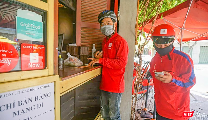 Đà Nẵng dừng toàn bộ các hoạt động giao hàng công nghệ (Grab, Now, Be, GoViet,...) cho đến khi có thông báo mới