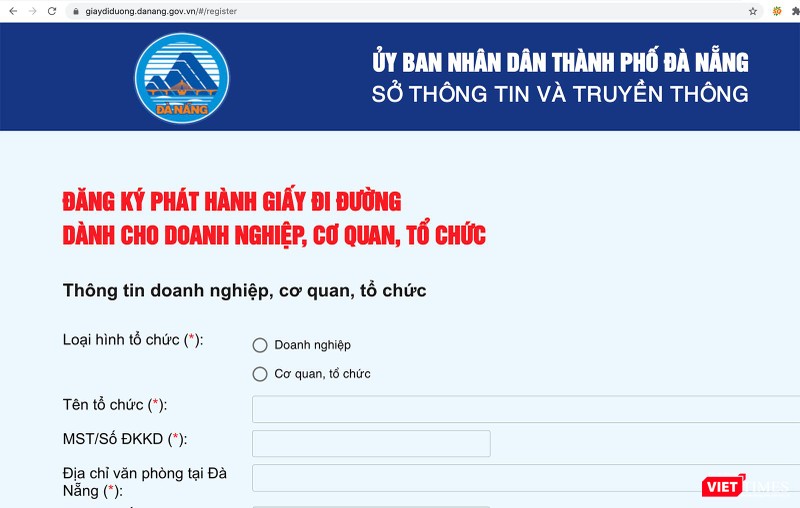 Hướng dẫn khai báo cấp giấy đinh đường dành cho doanh nghiệp, cơ quan, tổ chức