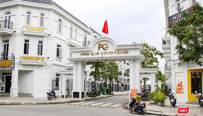 Dự án Khu nhà ở Phú Gia do Công ty TNHH Phú Gia Compound làm chủ đầu tư trên đường Ông Ích Khiêm, TP Đà Nẵng