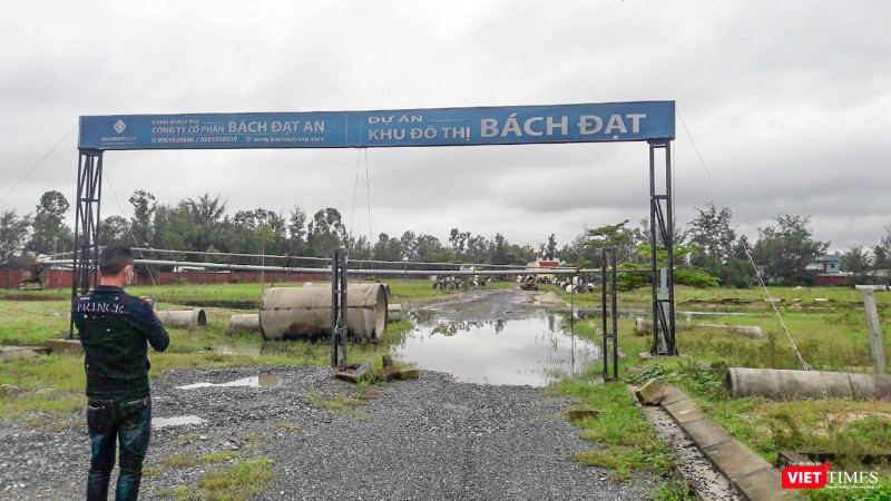Dự án Bách Đạt 1 do Công ty CP Bách Đạt An làm chủ đầu tư đang thi công dang dở