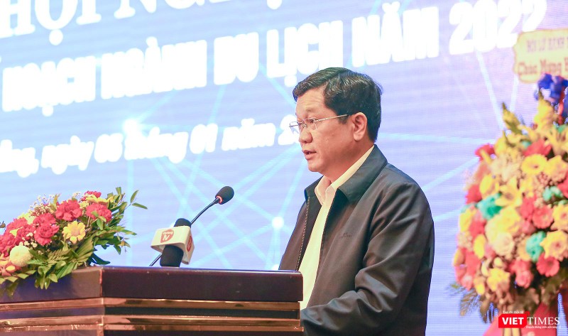 Ông Trần Phước Sơn - Phó Chủ tịch UBND TP Đà Nẵng - phát biểu chỉ đạo tại sự kiện