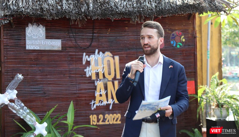 Ông Sam Wood - Phó Tổng Lãnh sự Anh tại TP HCM phát biểu tại sự kiện