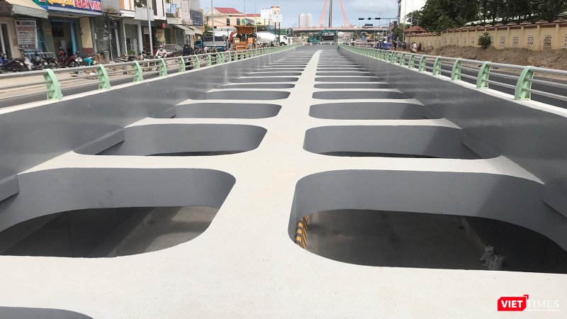 Mái hầm chui nhìn từ phía trên