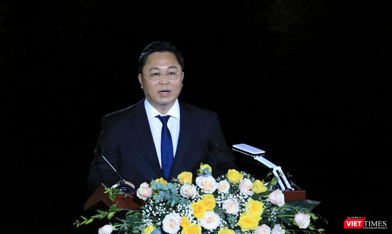 Ông Lê Trí Thanh - Chủ tịch UBND tỉnh Quảng Nam - phát biểu khai mạc