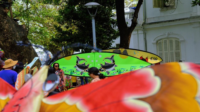 Sự kiện thu hút khá đông người dân và du khách