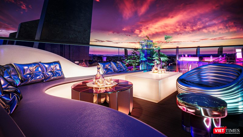 SKY36 sở hữu không gian giải trí đêm với quầy bar cao nhất và hiện đại bậc nhất Đà thành