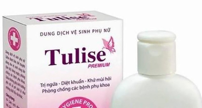 Sản phẩm mỹ phẩm Dung dịch vệ sinh phụ nữ Tulise 100ml (ảnh skds)