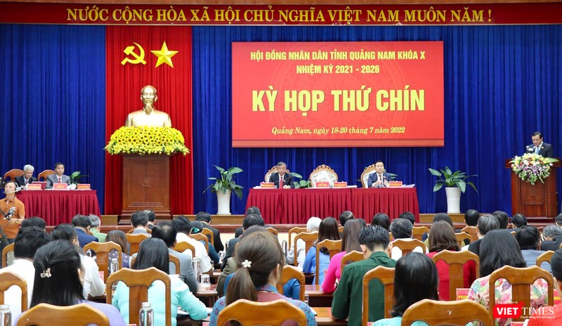 Quang cảnh kỳ họp thứ 9, HĐND tỉnh Quảng Nam khoá X, nhiệm kỳ 2021-2026
