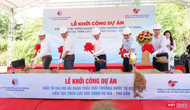 Quang cảnh buổi khởi công (ảnh So TNMT)