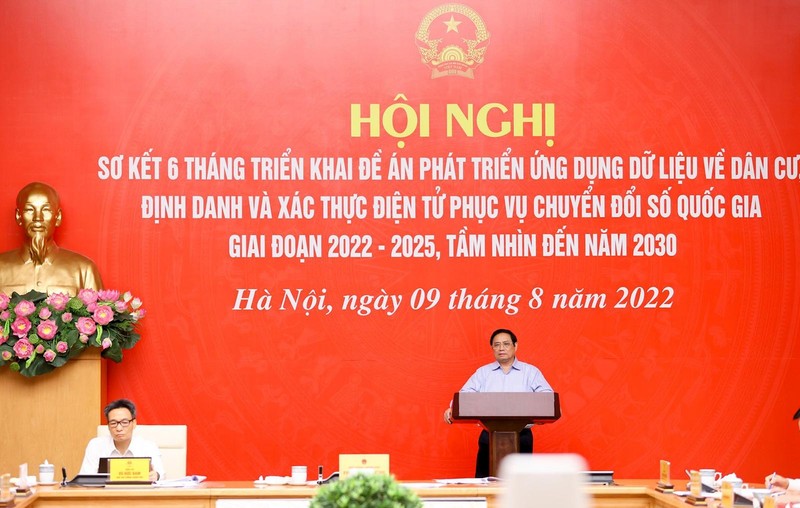 Thủ tướng Phạm Minh Chính phát biểu chỉ đạo tại hội nghị (Ảnh: VGP/Nhật Bắc)
