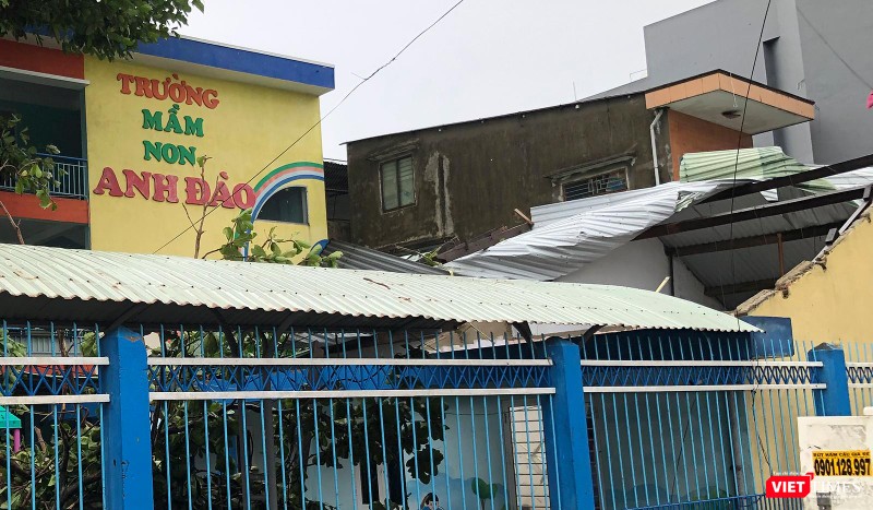 Đã có trường học bị tốc mái