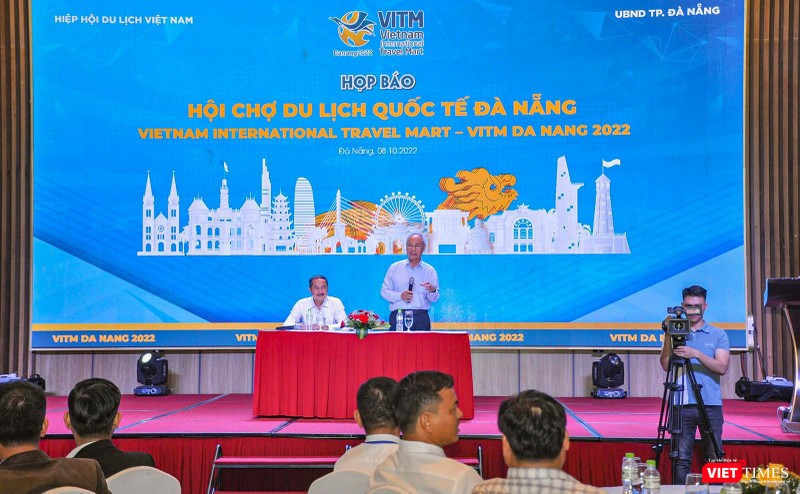 Chiều ngày 8/10, Hiệp hội Du lịch Việt Nam phối hợp với Hiệp hội Du lịch Đà Nẵng tổ chức họp báo công bố tổ chức sự kiện Hội chợ Du lịch Quốc tế Đà Nẵng 2022 (VITM Đà Nẵng 2022)