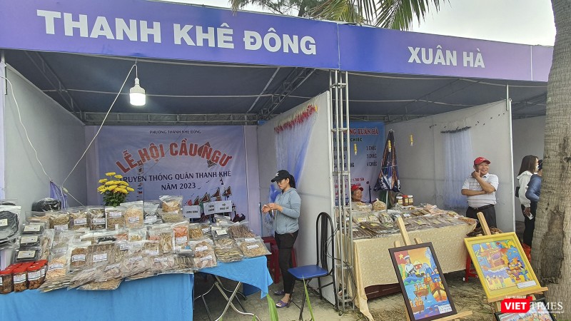 Không gian trưng bày các sản vật địa phương