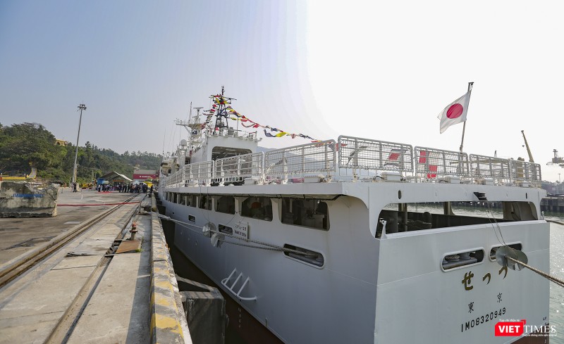Tàu tuần tra SETTSU sẽ lưu lại Đà Nẵng đến ngày 18/2